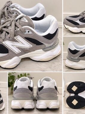 New Balance 9060 Grey/Black/White Sneakers – Brand New – NEVER WORN